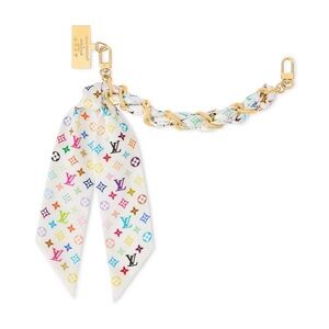 Louis Vuitton LVxTM Foulard Chain Bag Charm M03725 Multicolor Murakami